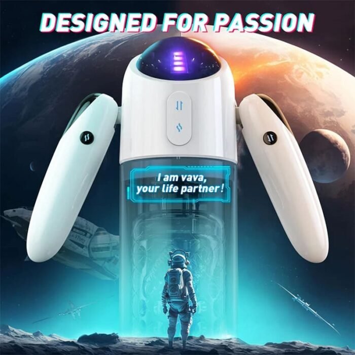 Roboter Masturbator für Männer mit automatischer Steuerung 7 Stoßmodi 4 Rotationsmodi Stimme Hand-Penis Pussy Sex Toys