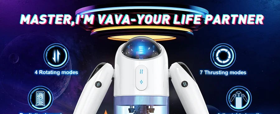 Roboter Masturbator für Männer mit automatischer Steuerung 7 Stoßmodi 4 Rotationsmodi Stimme Hand-Penis Pussy Sex Toys