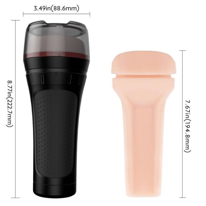 S-HANDE S167-2 Masturbator Sex Spielzeug mit 9 Vibrations 3D Realistische Vagina Taschenmuschi
