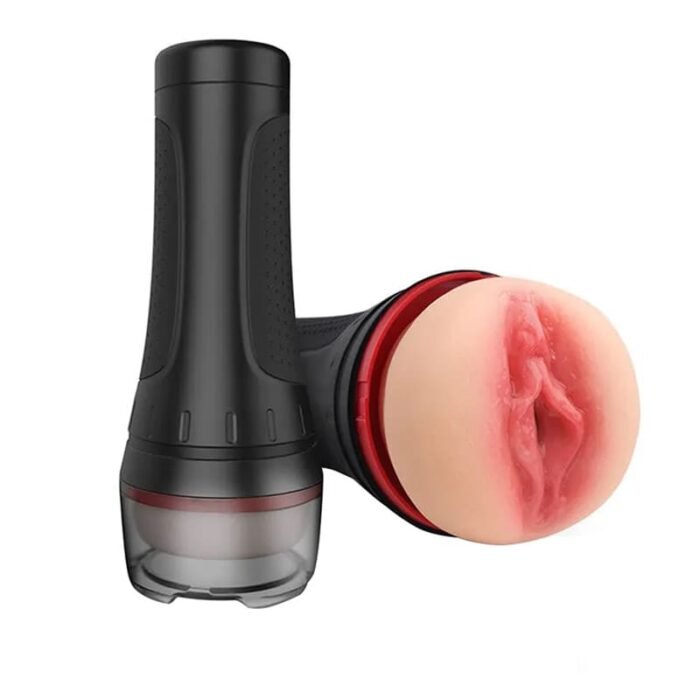 S-HANDE S167-2 Masturbator Sex Spielzeug mit 9 Vibrations 3D Realistische Vagina Taschenmuschi