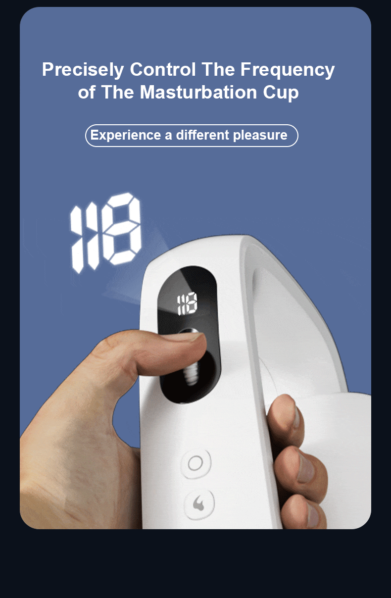 SVAKOM Elektrischer Masturbieren für Männer mit 5 Stoß 10 Vibrationsmodi & APP beheiztes Hand-Sexspielzeug für Männer