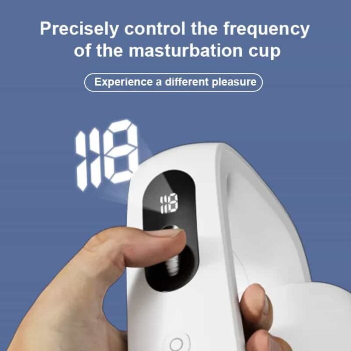 SVAKOM Elektrischer Masturbieren für Männer mit 5 Stoß 10 Vibrationsmodi & APP beheiztes Hand-Sexspielzeug für Männer