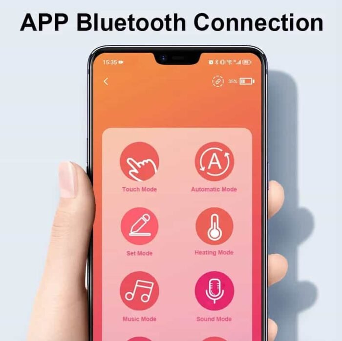 SVAKOM Elektrischer Masturbieren für Männer mit 5 Stoß 10 Vibrationsmodi & APP beheiztes Hand-Sexspielzeug für Männer