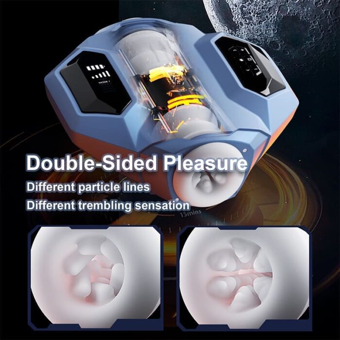 Svakom Hunter X Galaxy Battleship Masturbator mit Doppelkanal-Sauger & Beheiztem Male Stroker