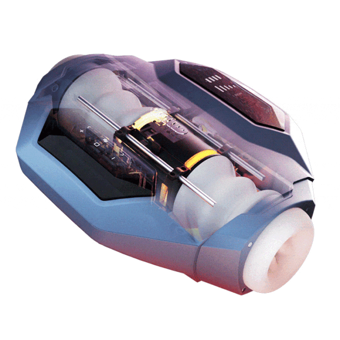 Svakom Hunter X Galaxy Battleship Masturbator mit Doppelkanal-Sauger & Beheiztem Male Stroker