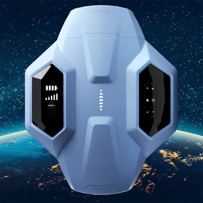 Svakom Hunter X Galaxy Battleship Masturbator mit Doppelkanal-Sauger & Beheiztem Male Stroker