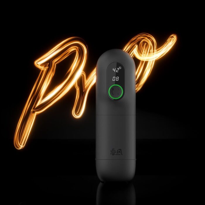 TRYFUN Black Hole Pro Masturbieren für Männer mit 4 Vibrationsmodi Stufenloser Geschwindigkeit Sextoys für Männer