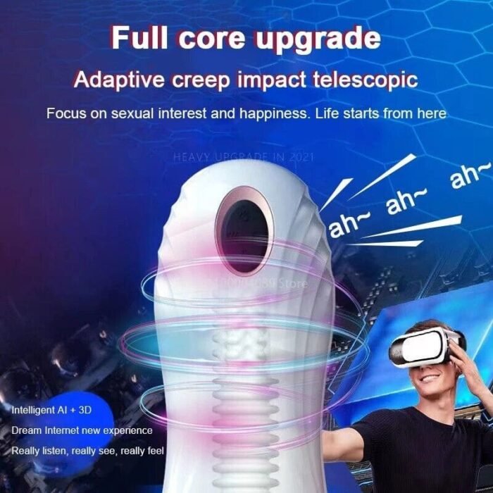 The Fleshy Pro 2.0 Fleshypro Masturbieren für Männer mit 10 Vibrationsmodi Realistische 3D Vagina Sextoys für Männer