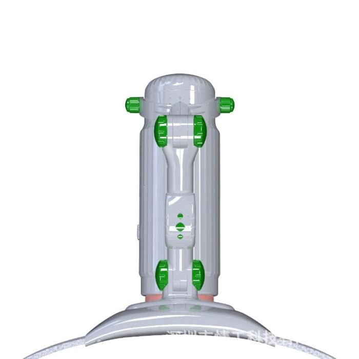 Tragbarer Automatischer Masturbator Penispumpe mit 10 Vibrations Saugmodi Freihändige Taschenmuschi für Männer
