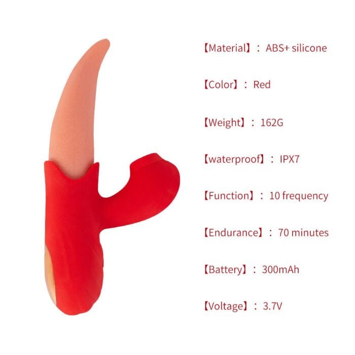 2-in-1-Upgrade G-Punkt-Vibrator mit Flatternder Zunge