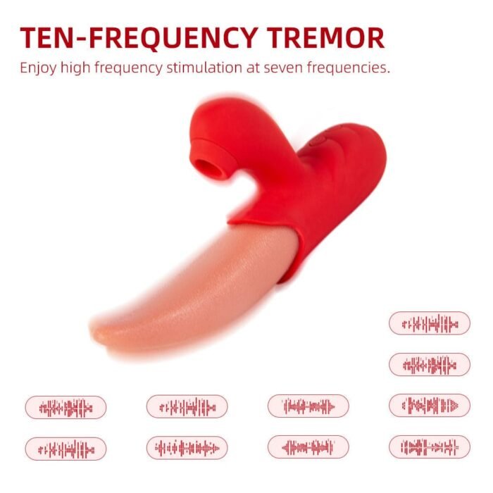 2-in-1-Upgrade G-Punkt-Vibrator mit Flatternder Zunge