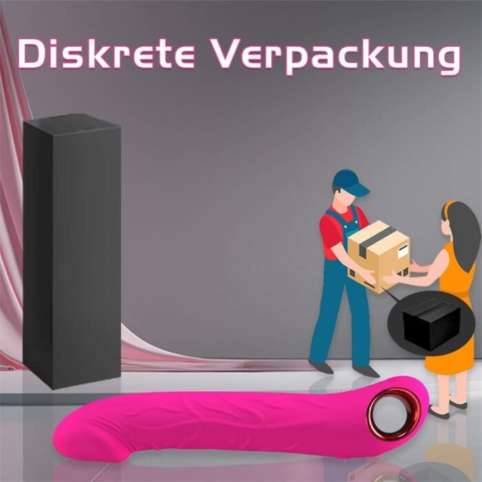 Dildo Vibrator Stoßfunktion 10 Vibrationen & 3 Stöße Sex Spielzeug für die Paare, 2 in 1 G Punkt Vibration für Frauen