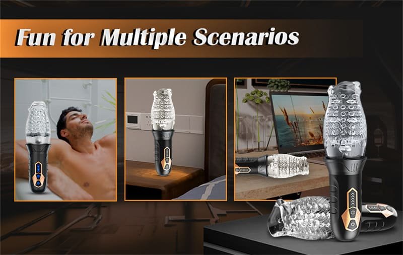 Gawk Gawk 3000 Masturbator Masturbieren für Männer 10 Vibration 5 Rotationsmodi Sex Spielzeug für die Männer