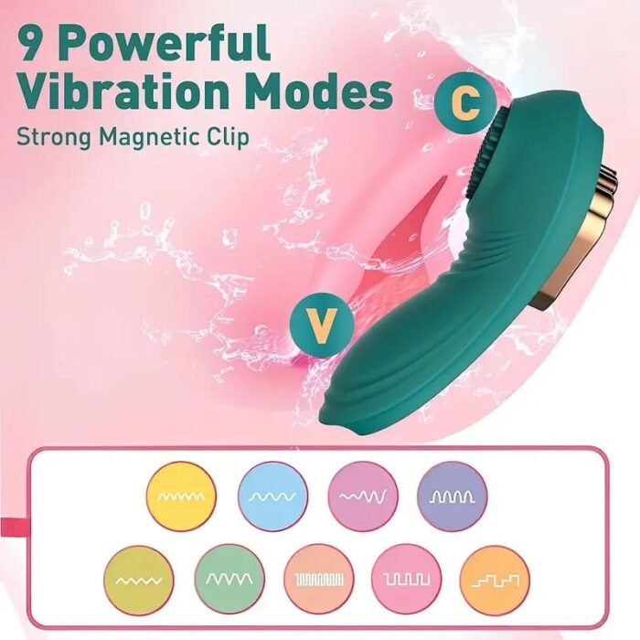 Lovesvibe Analvibrator mit App G-punkt Vibrator Mit 9-Frequenz-Vibration Klitoris Butterfly Vibrator