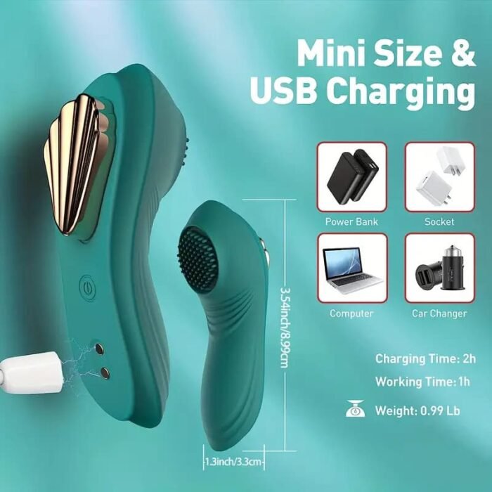 Lovesvibe Analvibrator mit App G-punkt Vibrator Mit 9-Frequenz-Vibration Klitoris Butterfly Vibrator