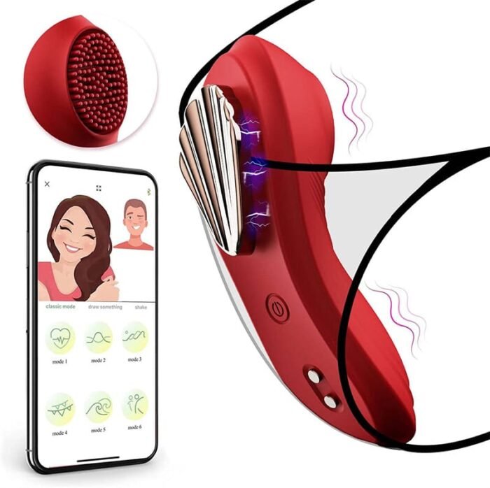 Lovesvibe Analvibrator mit App G-punkt Vibrator Mit 9-Frequenz-Vibration Klitoris Butterfly Vibrator
