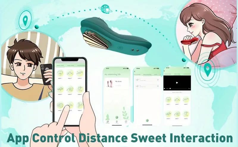 Lovesvibe Analvibrator mit App G-punkt Vibrator Mit 9-Frequenz-Vibration Klitoris Butterfly Vibrator