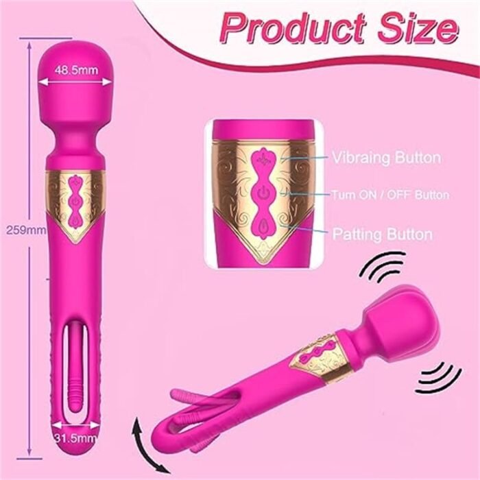 Lovesvibe Dildo Vibrator Sex Spielzeug für die Frau mit 7 Vibrations- und 10 Schlagmodi AV G-Punkt Stimulator Sextoy