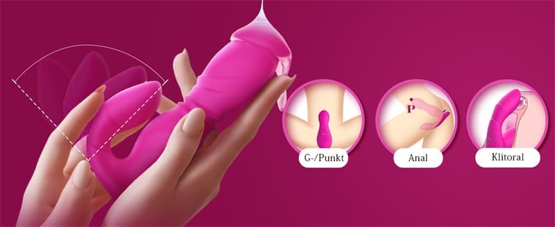 Lovesvibe G Punkt Vibration für Frauen mit 9 Vibrations & 9 Stoßenmodi Klitoris Stimulator mit APP
