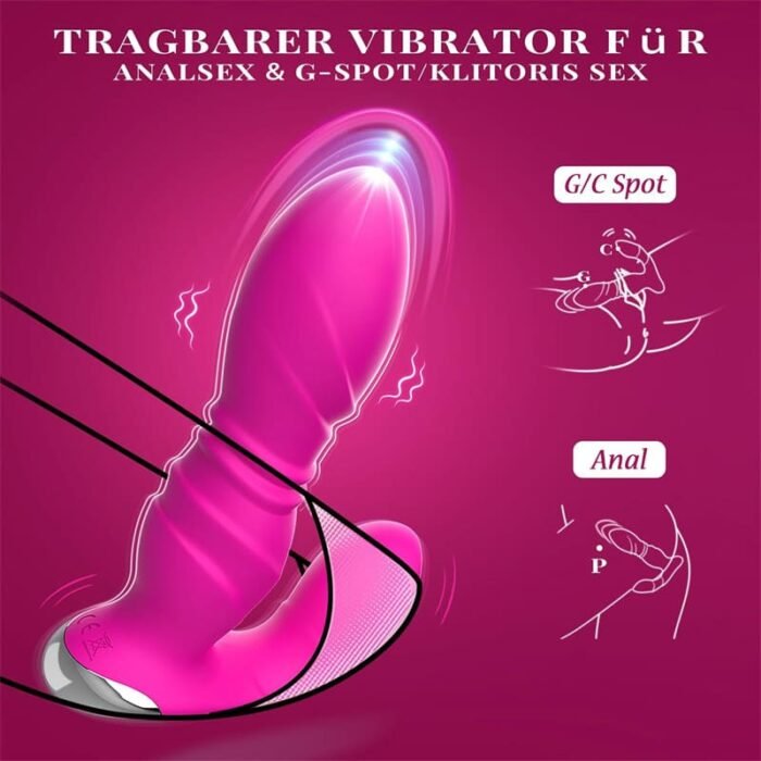 Lovesvibe G Punkt Vibration für Frauen mit 9 Vibrations & 9 Stoßenmodi Klitoris Stimulator mit APP