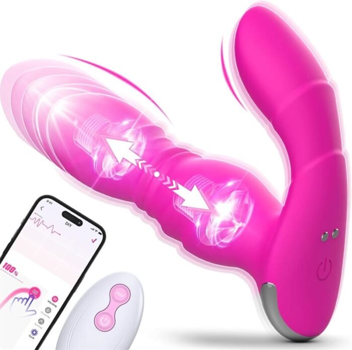 Lovesvibe G Punkt Vibration für Frauen mit 9 Vibrations & 9 Stoßenmodi Klitoris Stimulator mit APP
