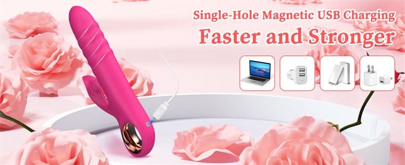 Lovesvibe G Punkt Vibratoren mit 10 Vibrations & 10 Stoßmodi Dildo Erotik Sexspielzeug für Frauen und Paare