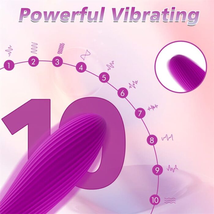 Lovesvibe G Punkt Vibratoren mit Klitorisstimulation, 10 Vibrationmodi Sex Spielzeug Dildo Vibrator