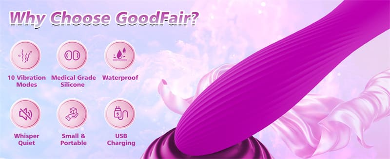 Lovesvibe G Punkt Vibratoren mit Klitorisstimulation, 10 Vibrationmodi Sex Spielzeug Dildo Vibrator