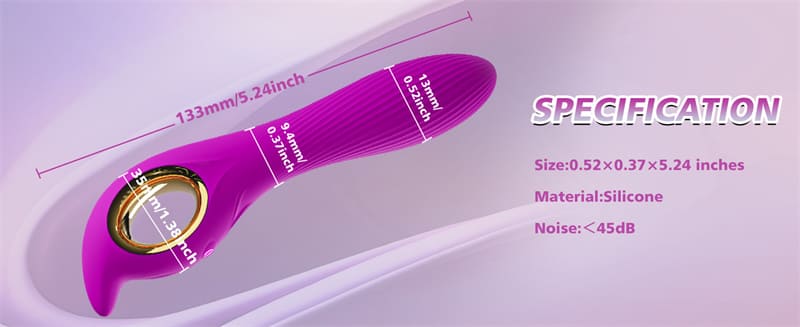 Lovesvibe G Punkt Vibratoren mit Klitorisstimulation, 10 Vibrationmodi Sex Spielzeug Dildo Vibrator