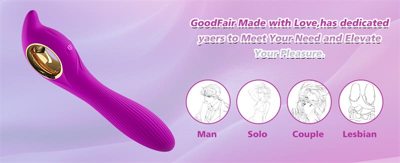 Lovesvibe G Punkt Vibratoren mit Klitorisstimulation, 10 Vibrationmodi Sex Spielzeug Dildo Vibrator