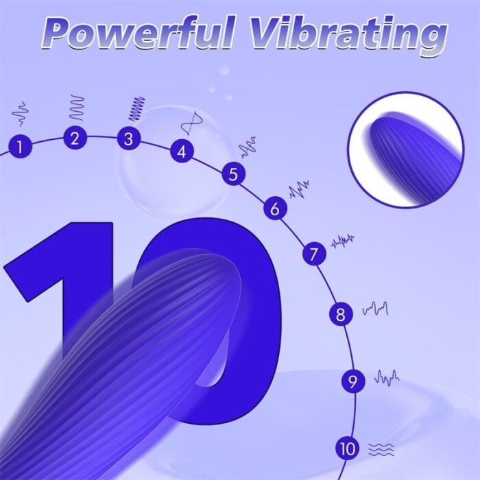Lovesvibe G Punkt Vibratoren mit Klitorisstimulation, 10 Vibrationmodi Sex Spielzeug Dildo Vibrator