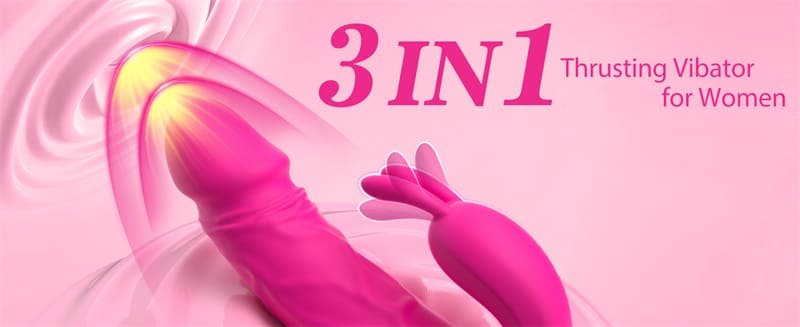 Lovesvibe Rabbit G Punkt Vibration für Frauen mit 9 Vibrations & 9 Stoßmodi Sex Spielzeug Dildo Vibrator