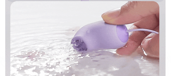 Lovesvibe Sauger Vibrator für Frauen Klitoris Stimulator, 2 in 1 Sex Spielzeug für die Frauen Paare mit Vibro Ei