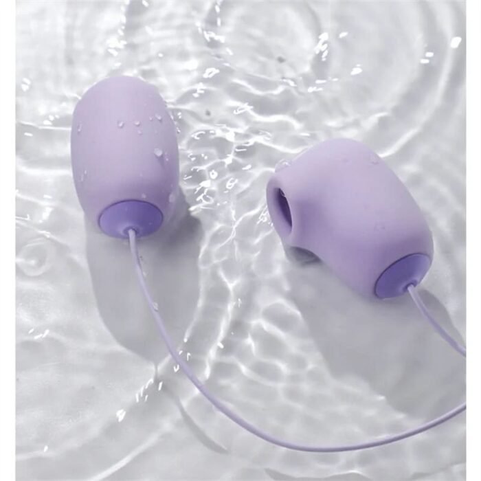 Lovesvibe Sauger Vibrator für Frauen Klitoris Stimulator, 2 in 1 Sex Spielzeug für die Frauen Paare mit Vibro Ei