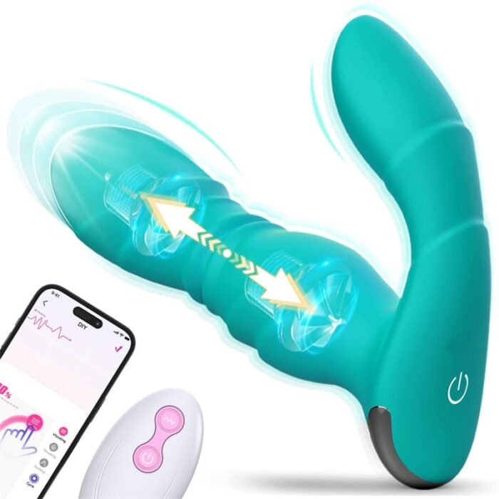 Lovesvibe Sex Spielzeug für die Frau Dildo 9x9 Vib-Stoßfunktion G Punkt Vibration mit APP Fernbedienung