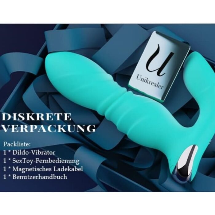 Lovesvibe Sex Spielzeug für die Frau Dildo 9x9 Vib-Stoßfunktion G Punkt Vibration mit APP Fernbedienung