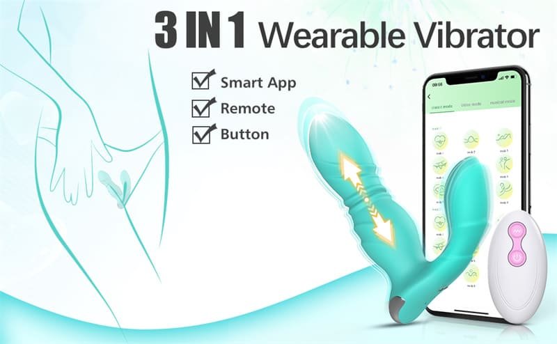 Lovesvibe Sex Spielzeug für die Frau Dildo 9x9 Vib-Stoßfunktion G Punkt Vibration mit APP Fernbedienung