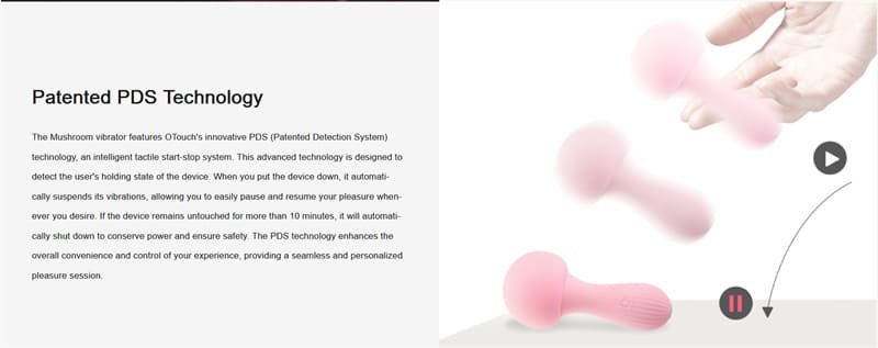 OTOUCH® MUSHROOM II Silikon G-Punkt Vibrator Sexspielzeug Vibratoren