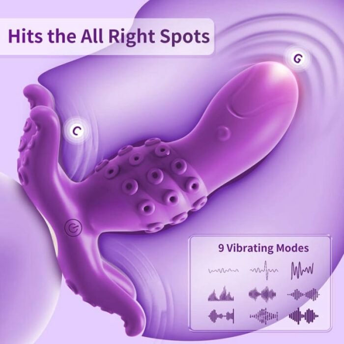 Oktopus Tragbarer G-Punkt Vibrator Sex Spielzeug für die Frau mit Bluetooth APP Gesteuerter & Fernbedienung
