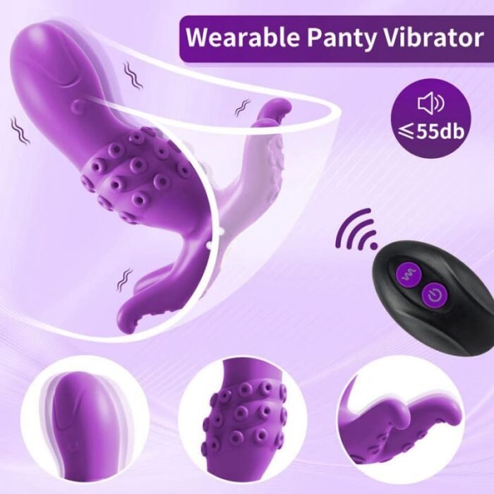 Oktopus Tragbarer G-Punkt Vibrator Sex Spielzeug für die Frau mit Bluetooth APP Gesteuerter & Fernbedienung