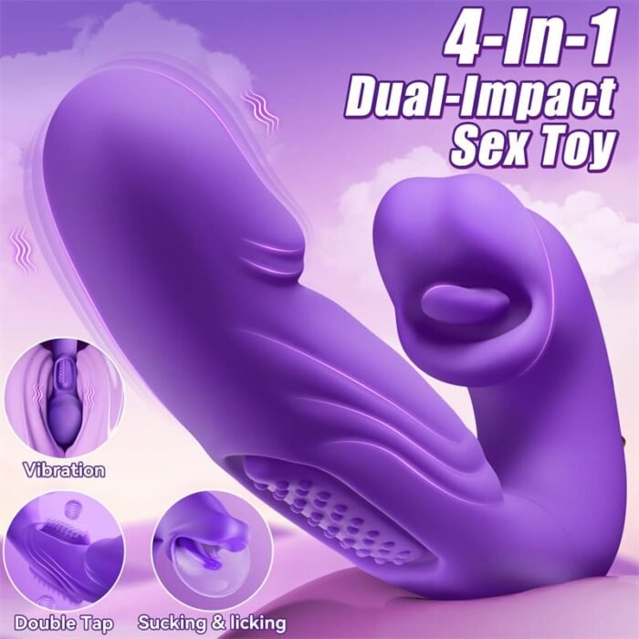 Rose G Punkt Vibrator Sex Spielzeug für die Frau 5 Zungenlecken & 7 Schlagmodi Zungen G-Punkt Stimulator