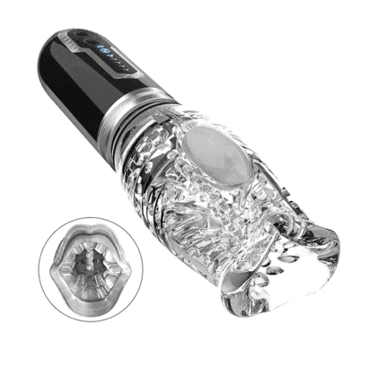The Male Rose Gawk Gawk 3000 Pro Masturbator 5 Stoß Rotations und 7 Vibrationsmodi Spielzeug für die Männer