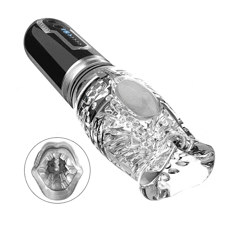 The Male Rose Gawk Gawk 3000 Pro Masturbator 5 Stoß Rotations und 7 Vibrationsmodi Spielzeug für die Männer