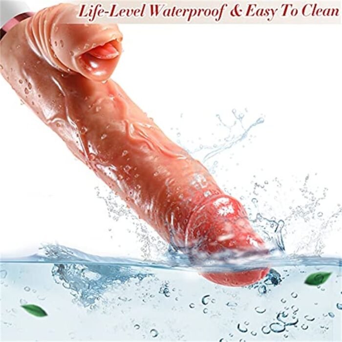 Wistone Thrusting Realistischer Dildo mit 12 Vibrations und Leck & erhitzenden G-Punkt Dildos