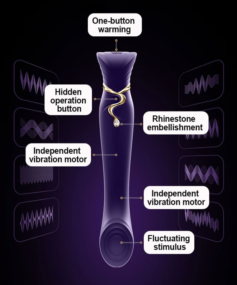 ZALO Queen G-Punkt-Vibrator - Dildo Vibrator Sex Spielzeug für die Frau