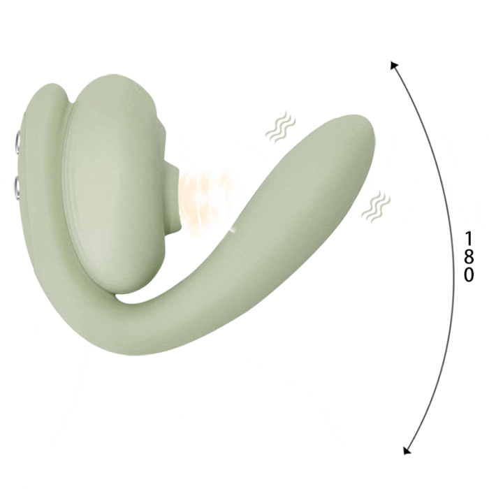 Zungen Vibrator Sex Spielzeug für die Frau mit 10 Zungelecken & Vibrationsmodi 2-in-1 G-Punkt Vibrator