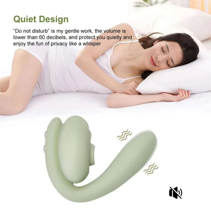 Zungen Vibrator Sex Spielzeug für die Frau mit 10 Zungelecken & Vibrationsmodi 2-in-1 G-Punkt Vibrator