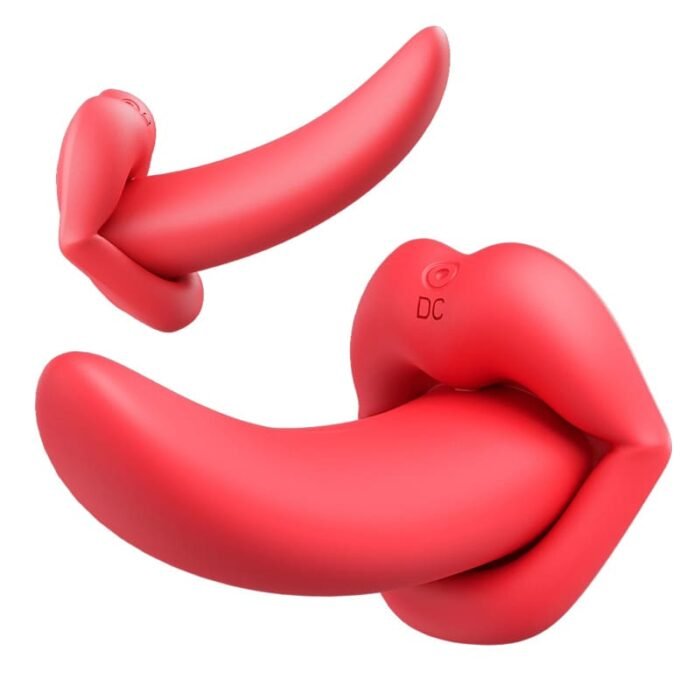 Zungen Vibrator Sex Spielzeug für die Frau mit 10 Zungelecken & Vibrationsmodi 2-in-1 G-Punkt Vibrator
