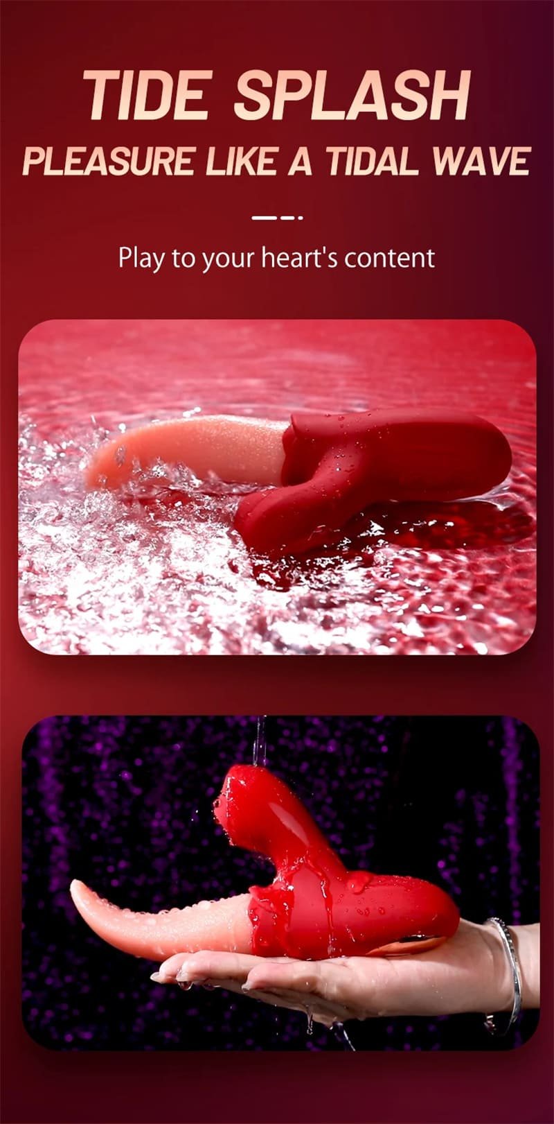 Zungenlecken Vibratoren mit 10 Zungelecken&Vibrationsmodi Vibration für frauen Dildo G Punkt Vibrator