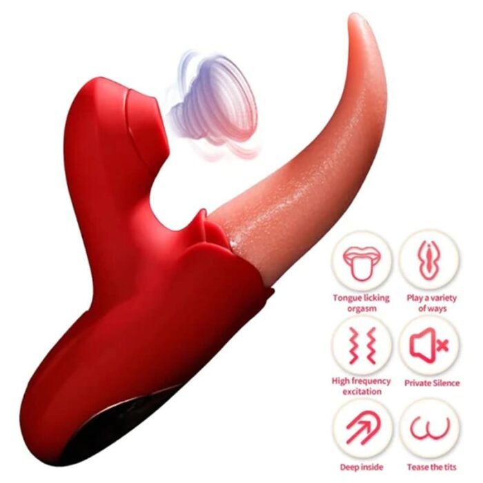 Zungenlecken Vibratoren mit 10 Zungelecken&Vibrationsmodi Vibration für frauen Dildo G Punkt Vibrator